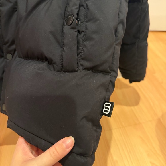 Aritzia Super Puff Reglar Length Black Puffer Jacket with Hood - Picture 6 of 16